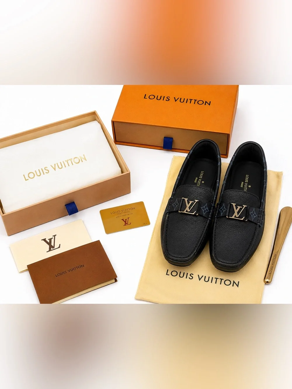 Louis Vuitton elegant black